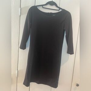 Elegant Black Long Sleeve Dress